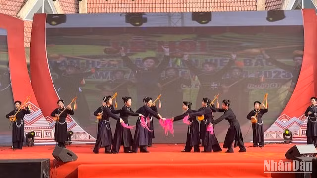 Tiết mục biểu diễn tham dự liên hoan.