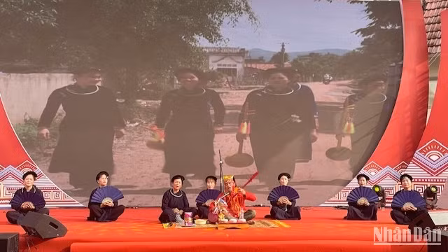 Tiết mục biểu diễn tham dự liên hoan.