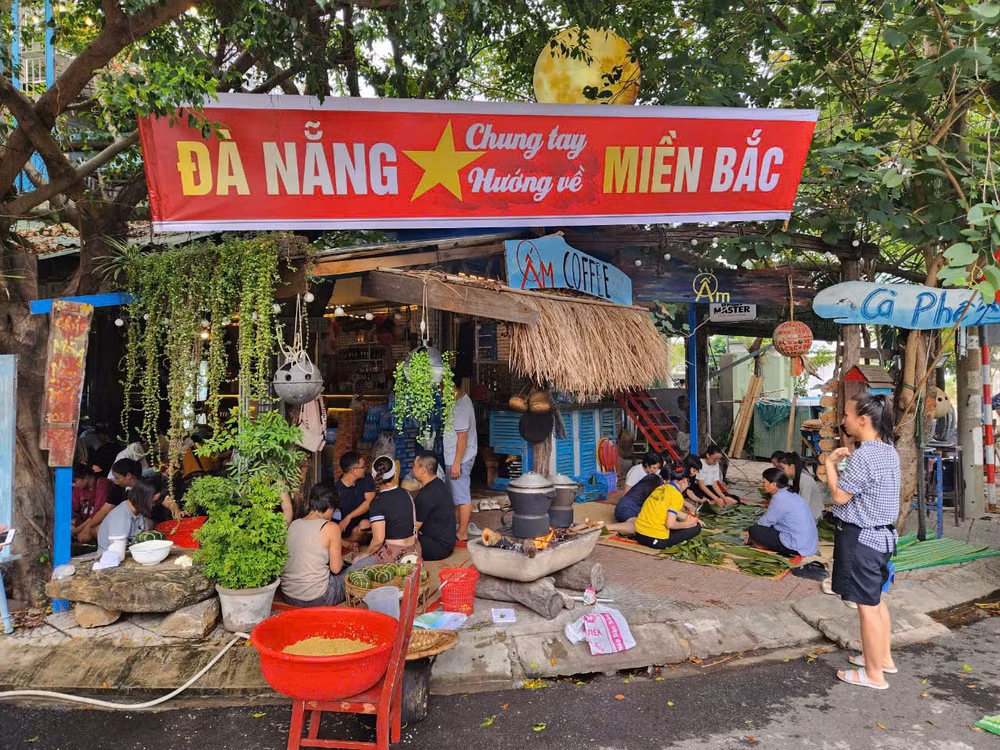 Đà Nẵng chung tay hướng về vùng lũ miền bắc.