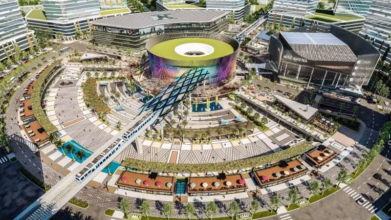 Phối cảnh Nhà ga metro sẽ được xây dựng tại Bình Dương do Tổng Công ty Becamex IDC đầu tư kết nối đến Suối Tiên, Thành phố Hồ Chí Minh.