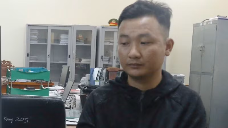 Đối tượng Trần Quốc Khánh đã bị tạm giữ.