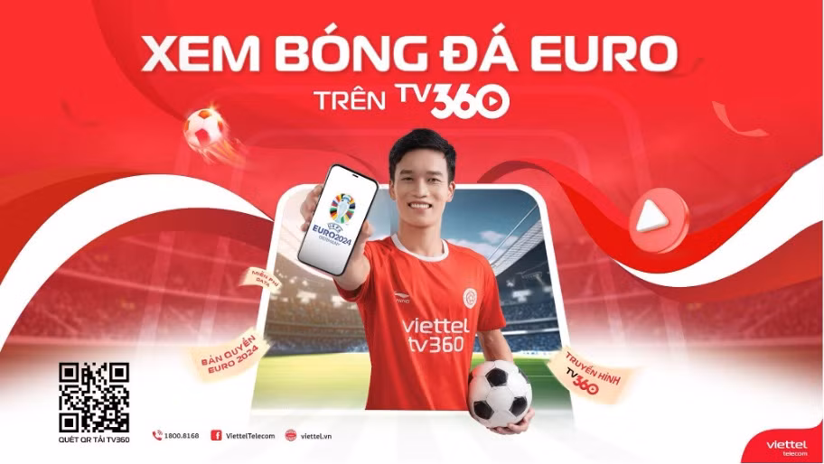Phát sóng miễn phí vòng chung kết Euro 2024