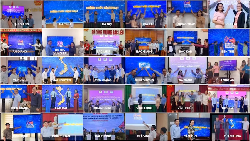 Hơn 30 Sở Công thương các tỉnh, thành phố cùng đồng hành khai mạc 60 giờ ngày mua sắm trực tuyến Việt Nam