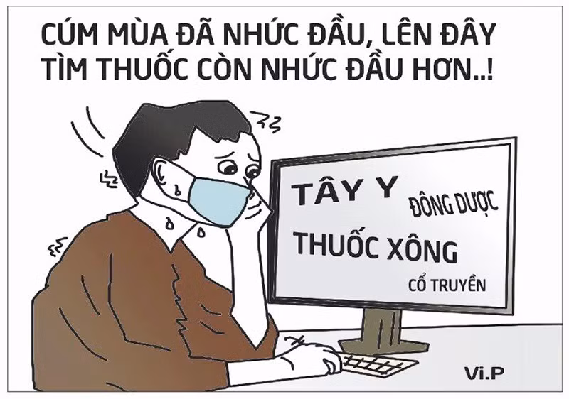 Cẩn trọng khi sử dụng thuốc điều trị bệnh cúm 