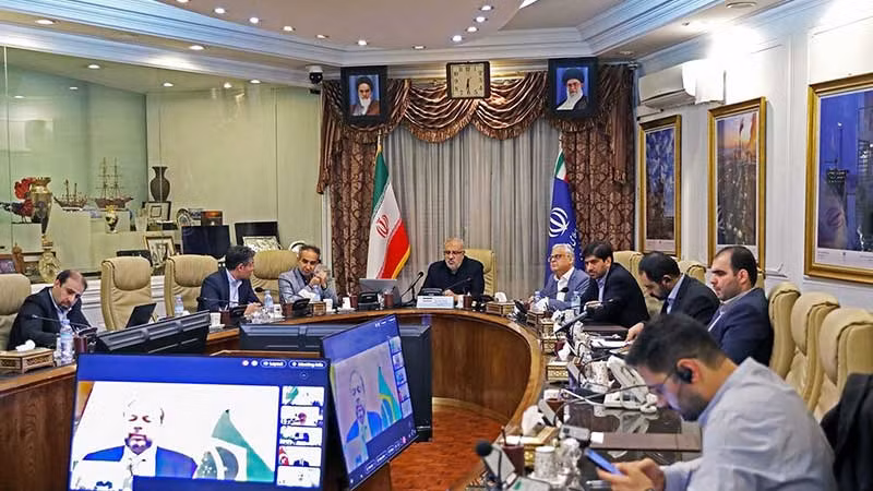 Hội nghị Bộ trưởng OPEC+ được tổ chức trực tuyến. (Ảnh SHANA)