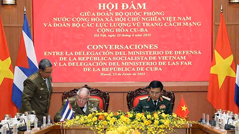 Việt Nam và Cuba thường xuyên duy trì tiếp xúc các cấp. (Ảnh PRENSA LATINA)