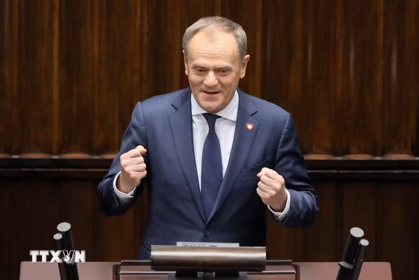 Thủ tướng Ba Lan Donald Tusk. (Ảnh: PAP/TTXVN)