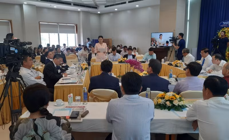 Quang cảnh Tọa đàm “Xây dựng thương hiệu quốc gia cho nông sản Việt”.