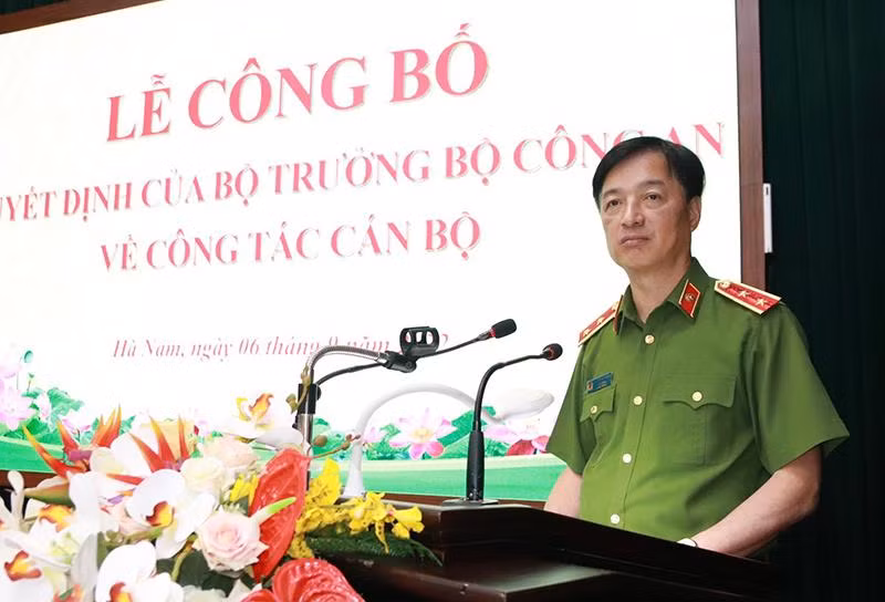 Thứ trưởng Nguyễn Duy Ngọc phát biểu chỉ đạo tại Lễ công bố.