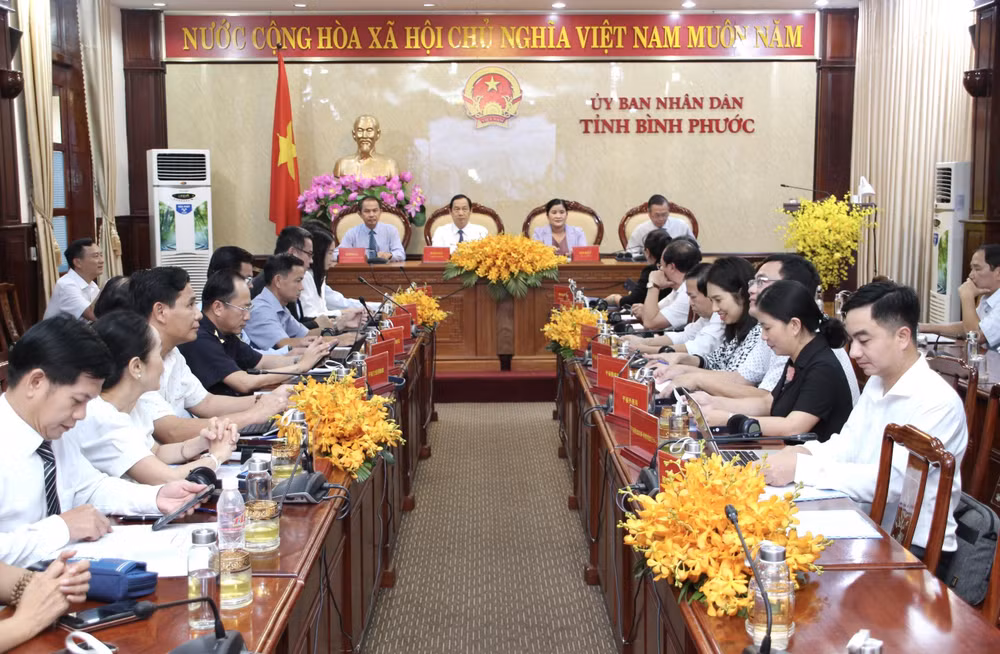 Quang cảnh buổi hội nghị.