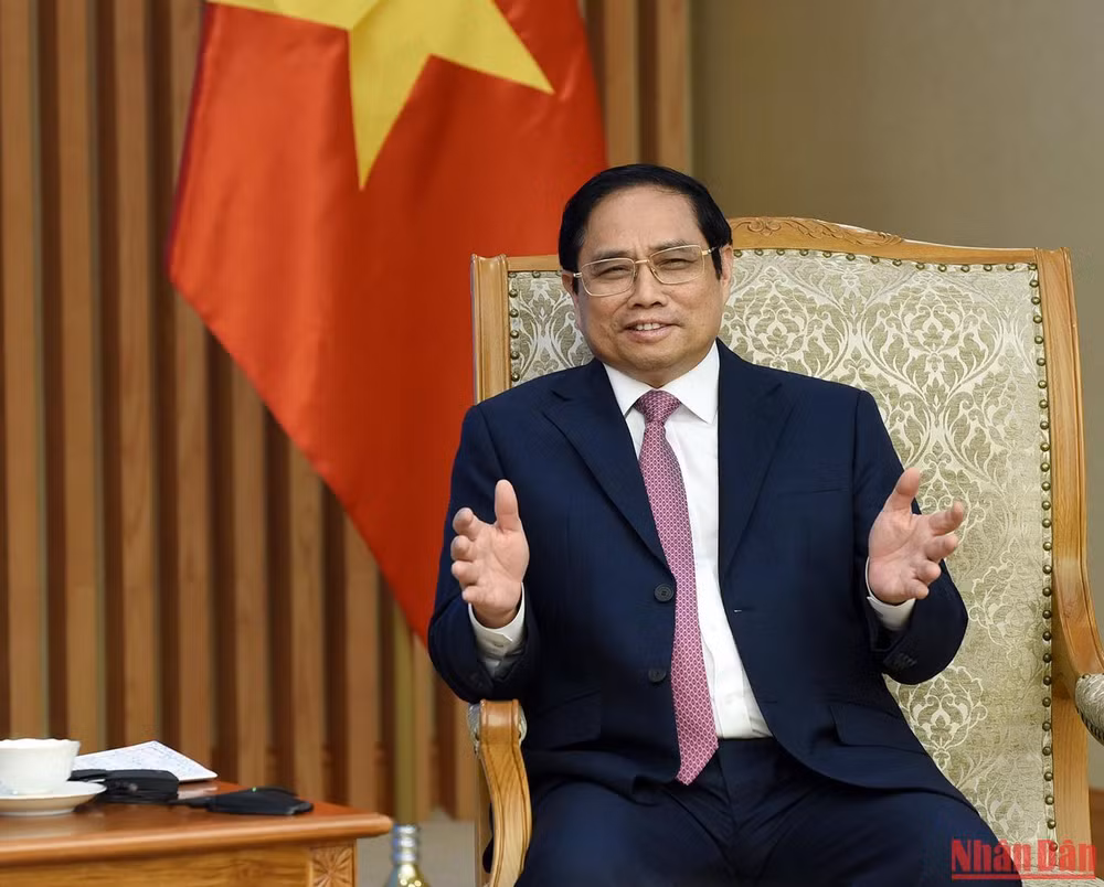 Thủ tướng đánh giá, sau 2 năm đi vào thực thi, hiệp định EVFTA góp phần đưa thương mại hai chiều giữa Việt Nam và EU liên tục tăng trưởng, đầu tư từ EU vào Việt Nam có xu hướng tăng.