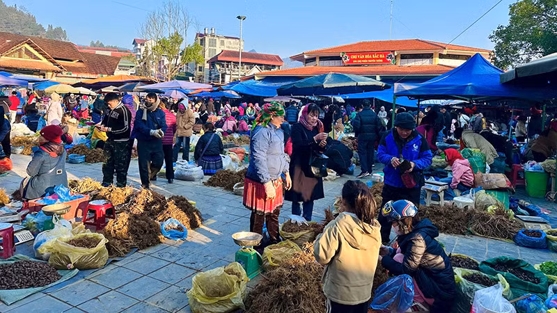 Chợ phiên Bắc Hà.