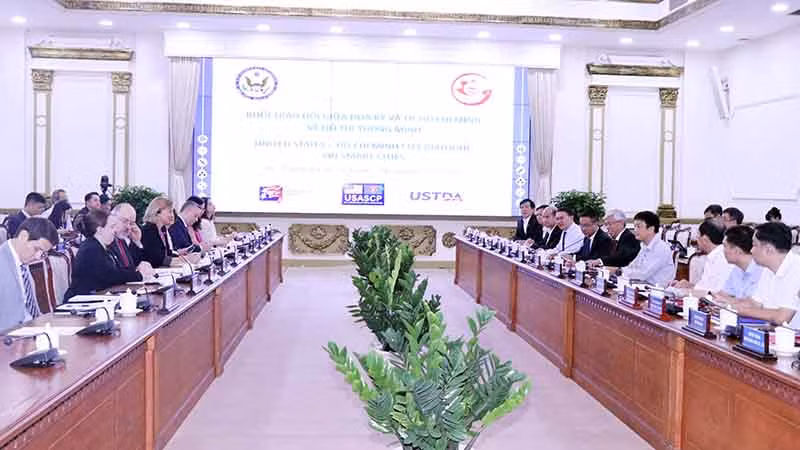 Quang cảnh buổi tọa đàm. (Ảnh: Xuân Khu).