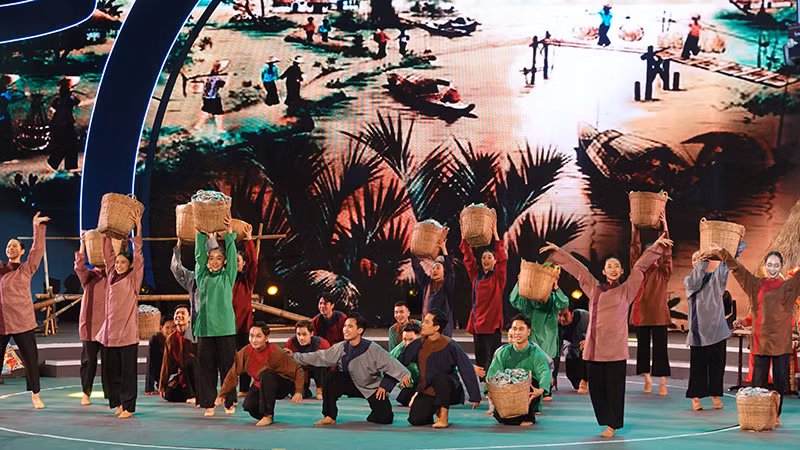 Chương trình nghệ thuật mang đậm nét văn hóa vùng đất Nam Bộ.