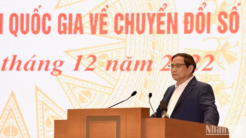 Thủ tướng Phạm Minh Chính phát biểu chỉ đạo Hội nghị.