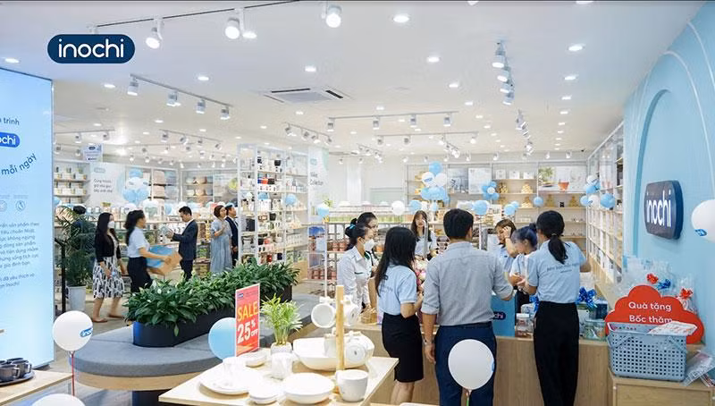 Cửa hàng Inochi Nam Kỳ Khởi Nghĩa, đưa sản phẩm đồ gia dụng gần hơn với người tiêu dùng.
