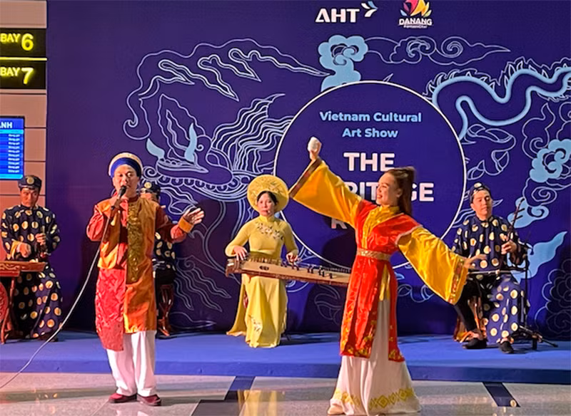 Trải nghiệm văn hóa di sản tại Nhà ga quốc tế Đà Nẵng.