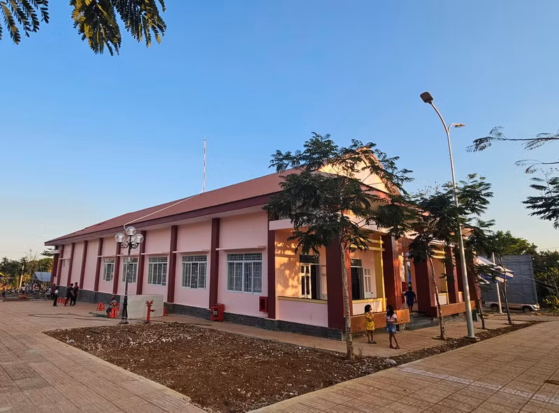 Công trình Nhà văn hóa dân tộc Chơ Ro tại phường Bảo Vinh, thành phố Long Khánh.