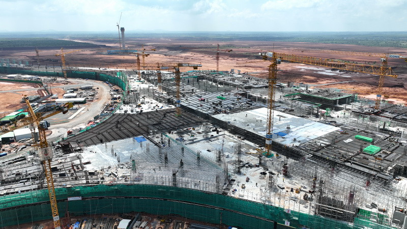 Dự án xây dựng sân bay quốc tế Long Thành giai đoạn 1 đang được đẩy nhanh tiến độ.