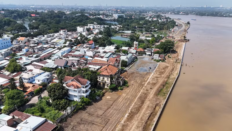 Tuyến đường ven sông Đồng Nai sẽ được nắn để bảo tồn biệt thự cổ.