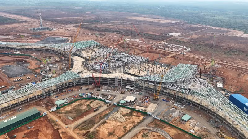 Nhà ga hành khách được xem là "trái tim" giai đoạn 1 dự án sân bay Long Thành.