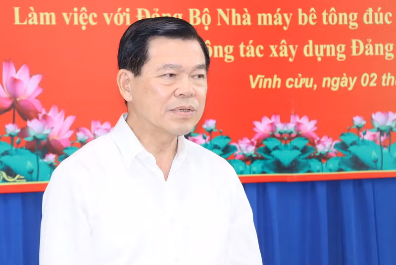 Bí thư Tỉnh ủy Đồng Nai Nguyễn Hồng Lĩnh đề nghị nhân rộng điểm sáng xây dựng, phát triển tổ chức Đảng trong doanh nghiệp tư nhân.
