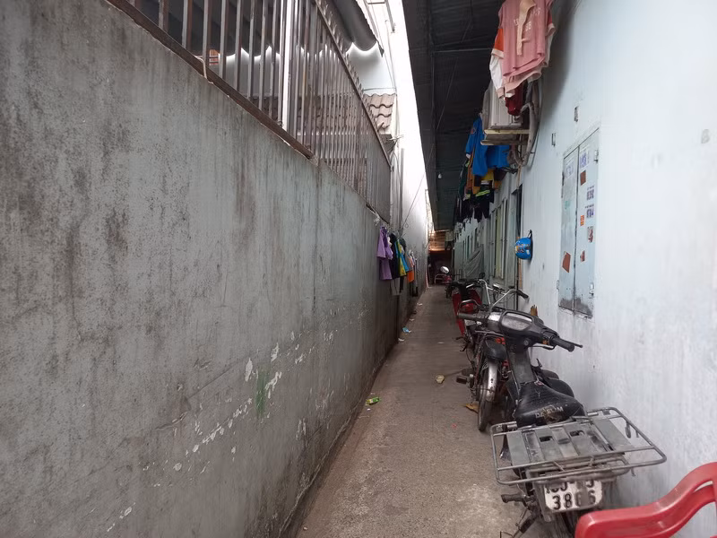 Khu vực phòng trọ nơi xảy ra sự việc.