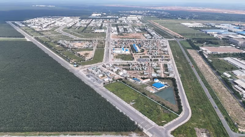Toàn cảnh Khu tái định cư Lộc An - Bình Sơn của Dự án sân bay Long Thành.