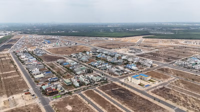 Khu tái định cư Lộc An - Bình Sơn đang được hoàn thiện hạ tầng xã hội.