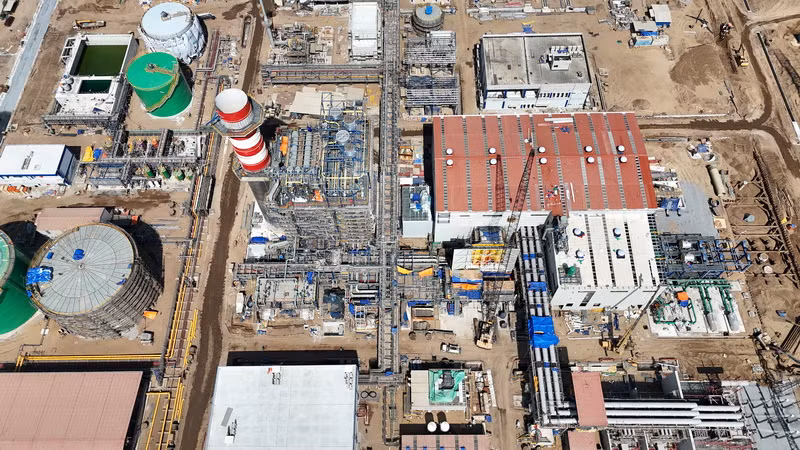 Nhà máy nhiệt điện Nhơn Trạch 3, 4 đã thi công đạt 85% khối lượng.