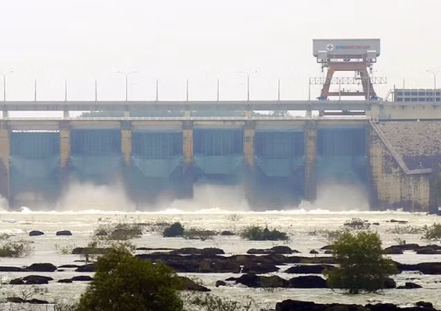 Thủy điện Trị An ngưng xả qua tràn từ 13 giờ chiều 25/8.