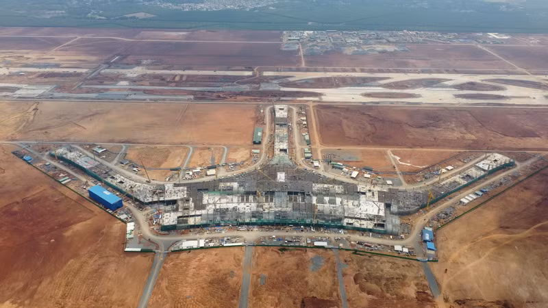 Nhà ga hành khách sân bay Long Thành đang được đẩy nhanh tiến độ.