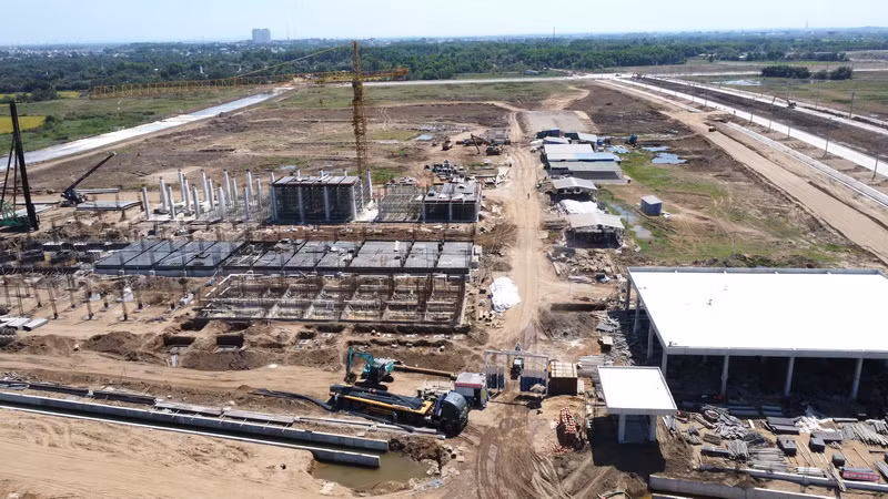 Hai hạng mục xây dựng không phép quy mô hơn 9.000m2.