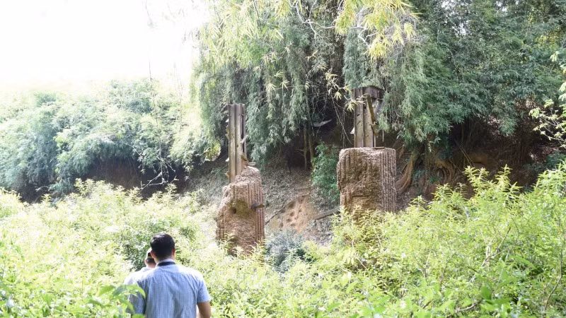 Vị trí cầu Mã Đà kết nối giữa đường ĐT 753, tỉnh Bình Phước và đường ĐT 761, tỉnh Đồng Nai hiện nay.