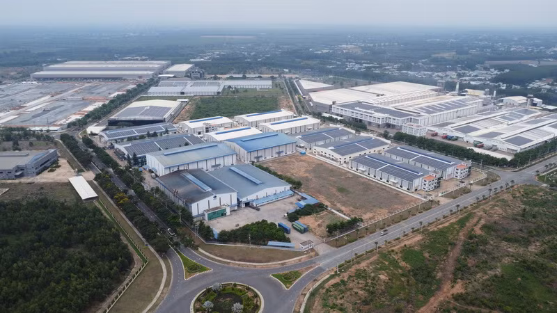 Một góc Khu công nghiệp Giang Điền, tỉnh Đồng Nai.