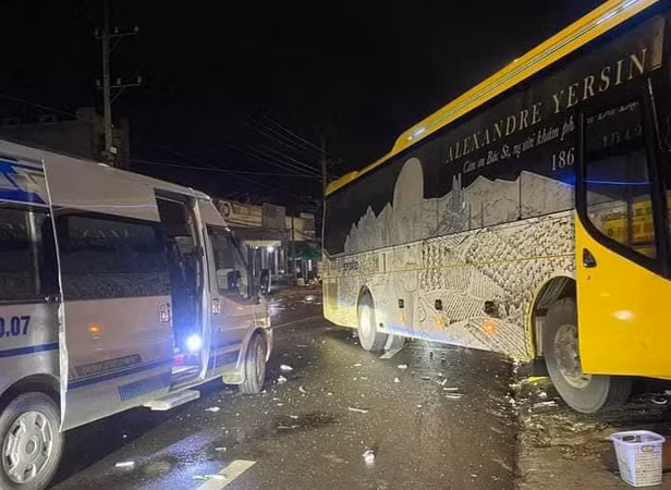 Hiện trường vụ tai nạn đặc biệt nghiêm trọng.