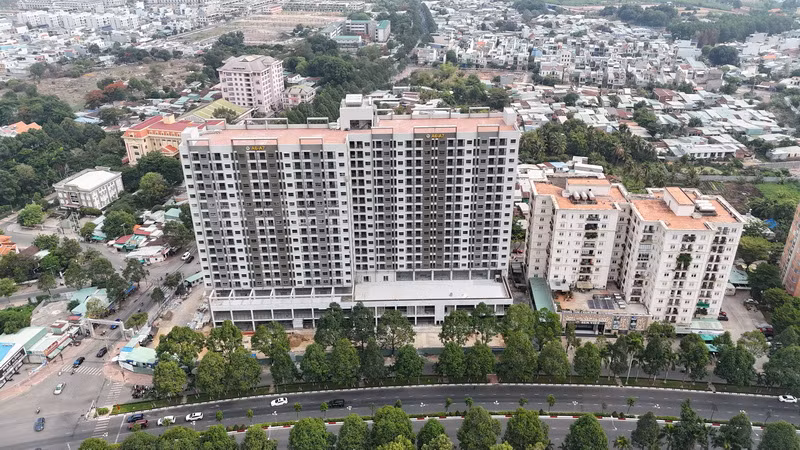 Một dự án nhà ở xã hội chuẩn bị đưa vào hoạt động tại thành phố Biên Hòa.