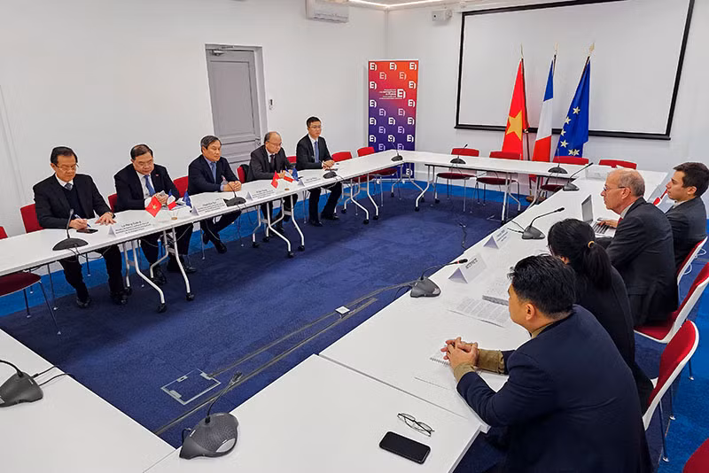 Lãnh đạo MEDEF khẳng định sẽ thúc đẩy đầu tư và thương mại với các địa phương Việt Nam. (Ảnh: MINH DUY)