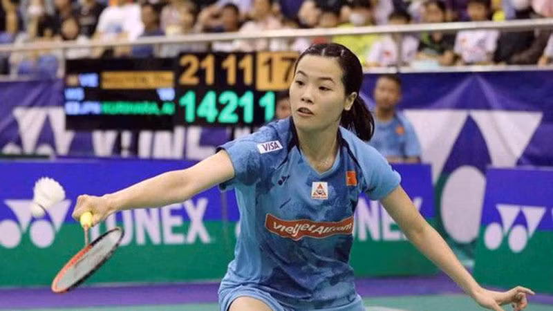 Vận động viên Nguyễn Thùy Linh đã chắc suất dự Olympic Paris 2024. (Ảnh ANH QUÂN)