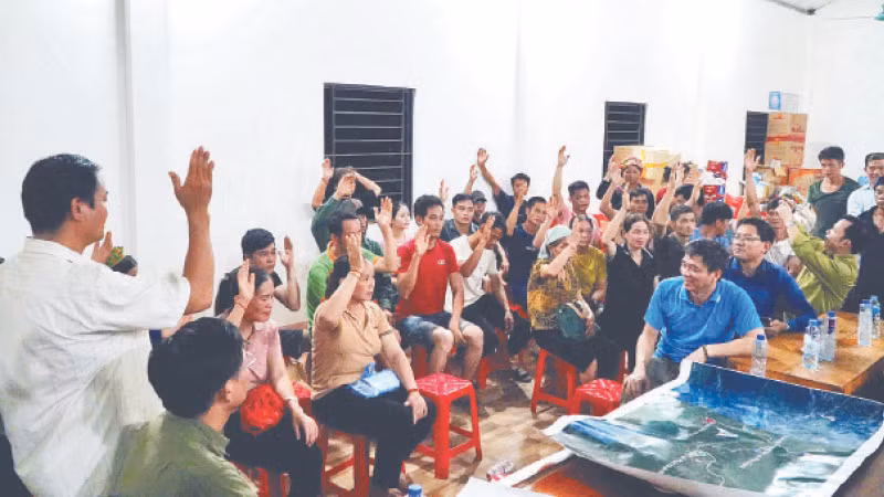Tất cả người dân địa phương đồng tình xây dựng Làng Nủ ở vị trí mới được chọn.