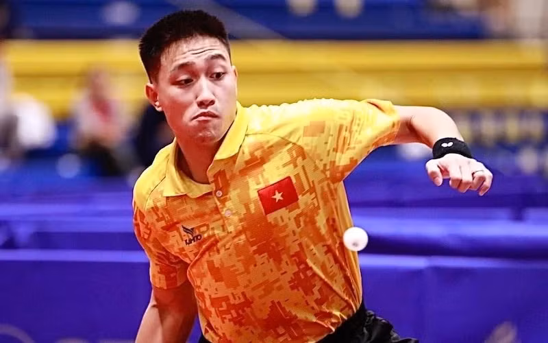 Nguyễn Anh Tú thể hiện khả năng vượt trội tại Giải bóng bàn các cây vợt xuất sắc quốc gia năm 2023.