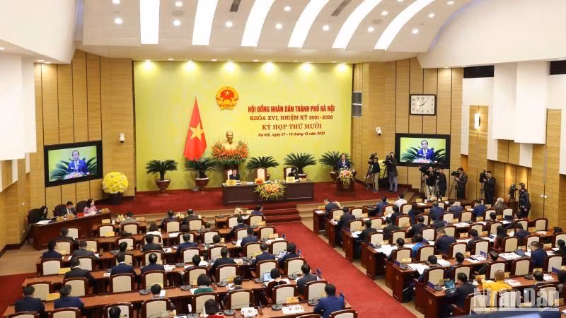 Quang cảnh kỳ họp.