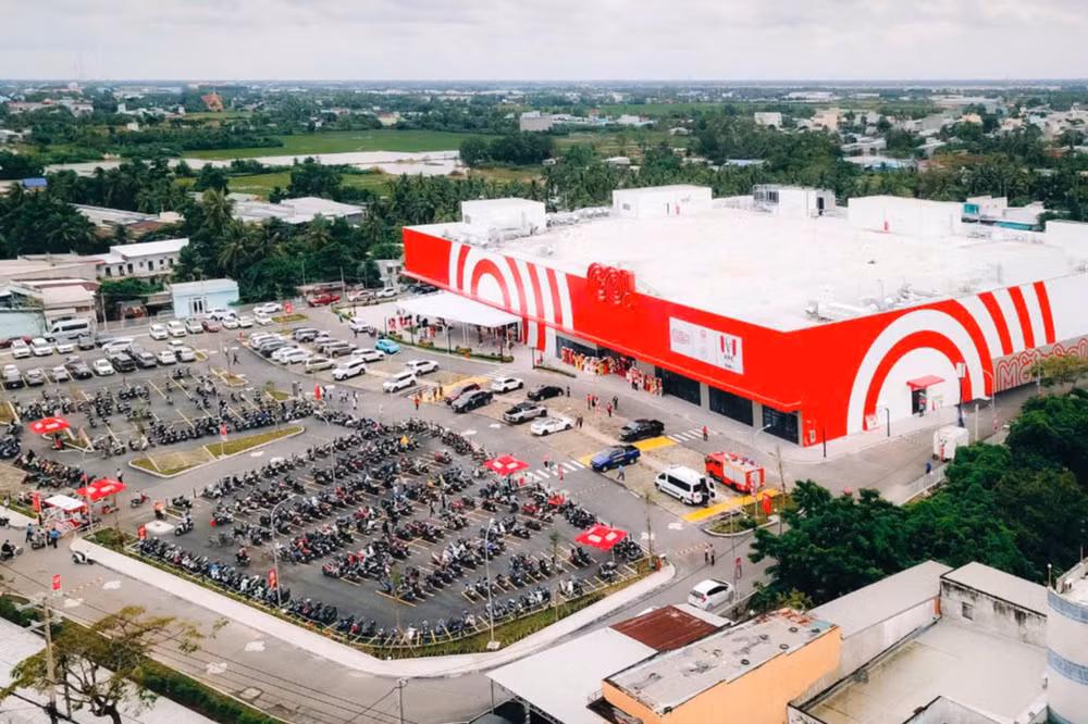Trung tâm thương mại GO! Bạc Liêu nhìn từ trên cao.