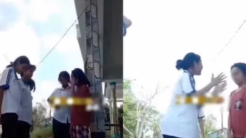 Hình ảnh một nữ sinh (lớp 7) ở huyện Hồng Dân (Bạc Liêu) bị đánh hội đồng, "bùng nổ" trên mạng xã hội, gây bức xúc dư luận.