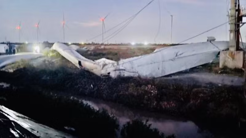 Hiện trường vụ việc tại dự án điện gió của Công ty cổ phần năng lượng Hacom Bạc Liêu. 