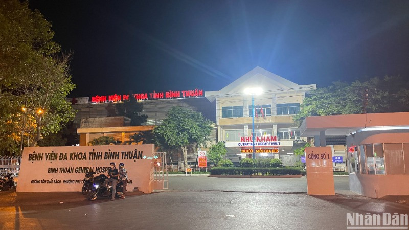 Bệnh viện đa khoa tỉnh Bình Thuận.