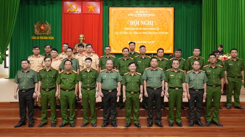 Các tổ công tác được thành lập.