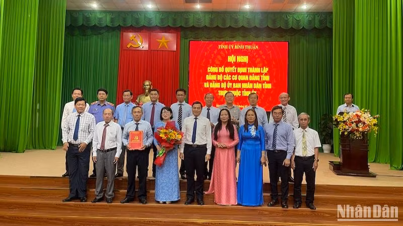 Đảng bộ các cơ quan Đảng tỉnh Bình Thuận.