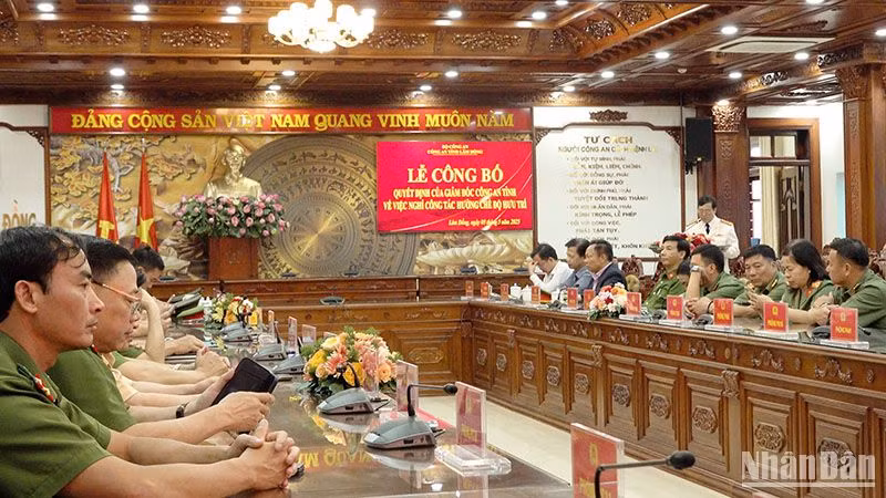 Quang cảnh buổi lễ.