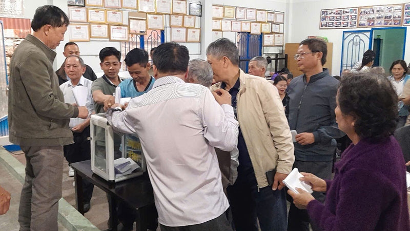 Lâm Đồng lấy ý kiến cử tri về đề án sắp xếp đơn vị hành chính cấp tỉnh và cấp xã.
